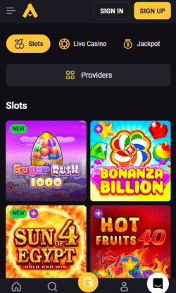 Spelen bij Amonbet casino